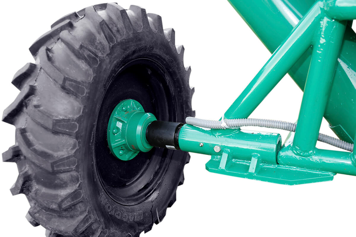 Eixo com rodado Simples e pneus agrícolas Feeder 20 SC